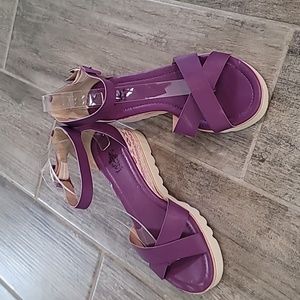 Purple French Blu Sandals